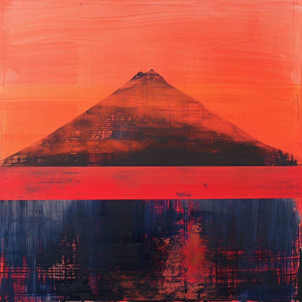 Fuji-san in Rothko style