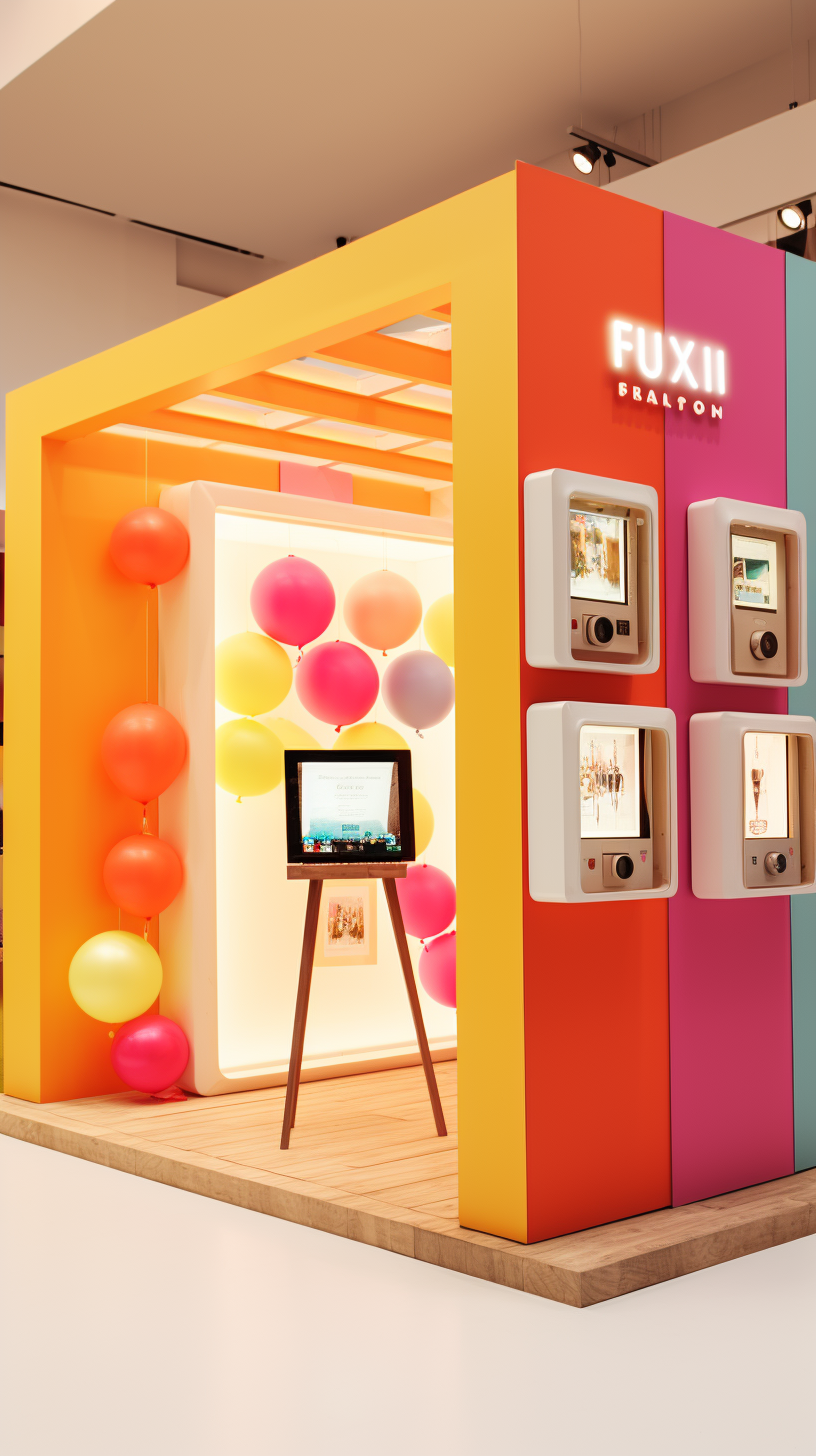 Retro Fujifilm Instax Pop-up Store