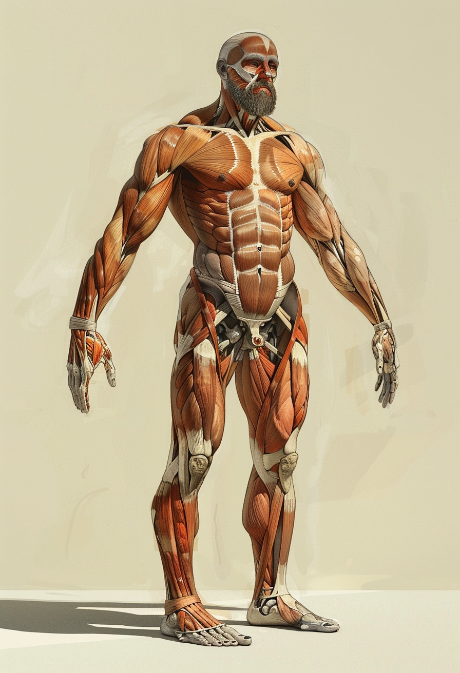 Full Body Anatomical Illustration AR 40 59 V 6 0