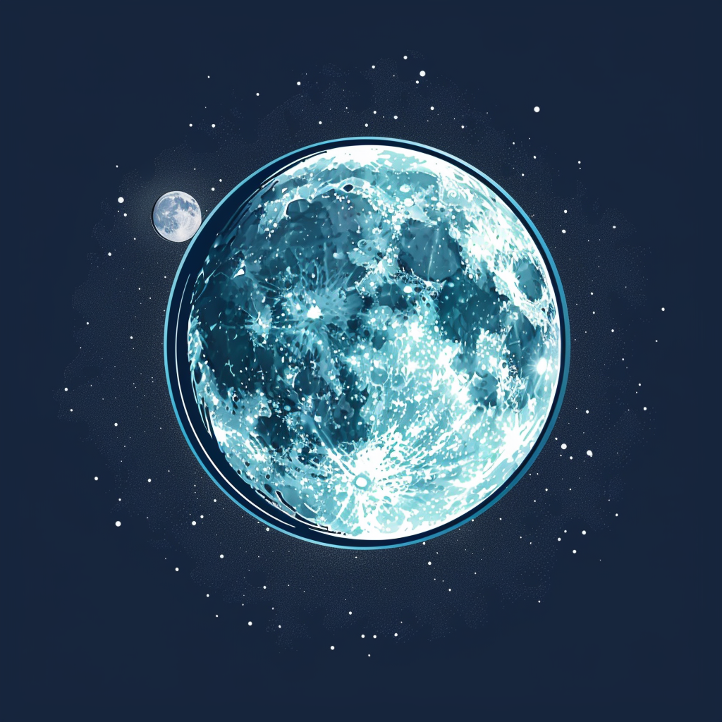 Full Moon Logo Image Design