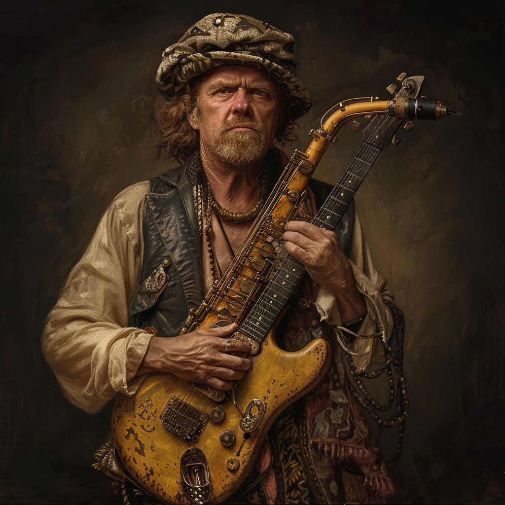 Funk Musician Portrait