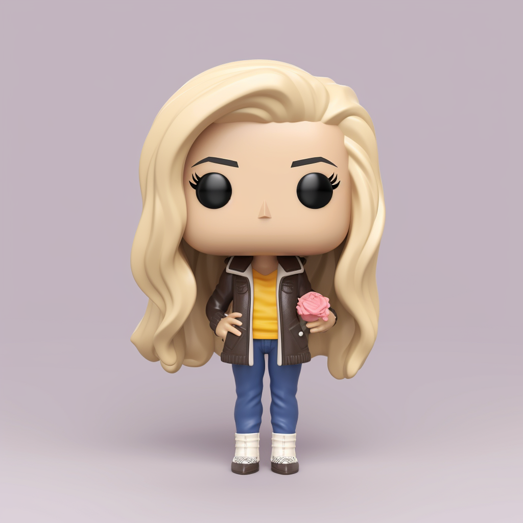 Funko Pop Friends Phoebe Vector Art