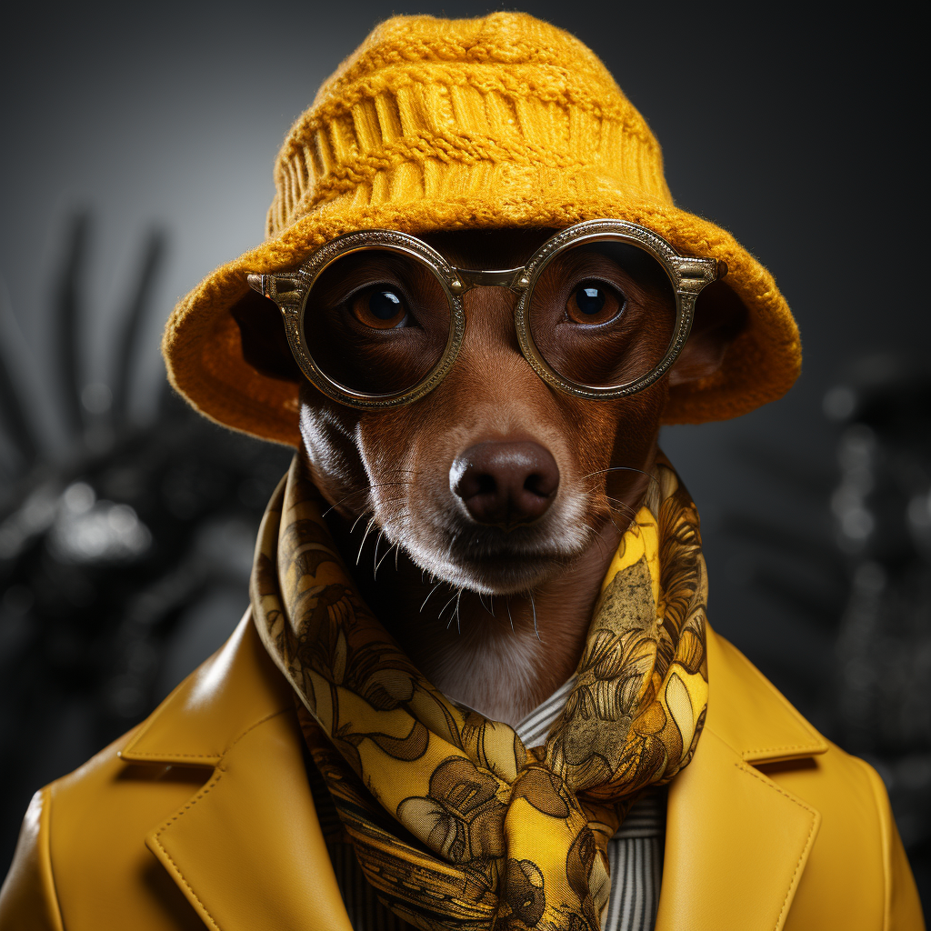 Fashionable Miniature Pinscher Dog Model