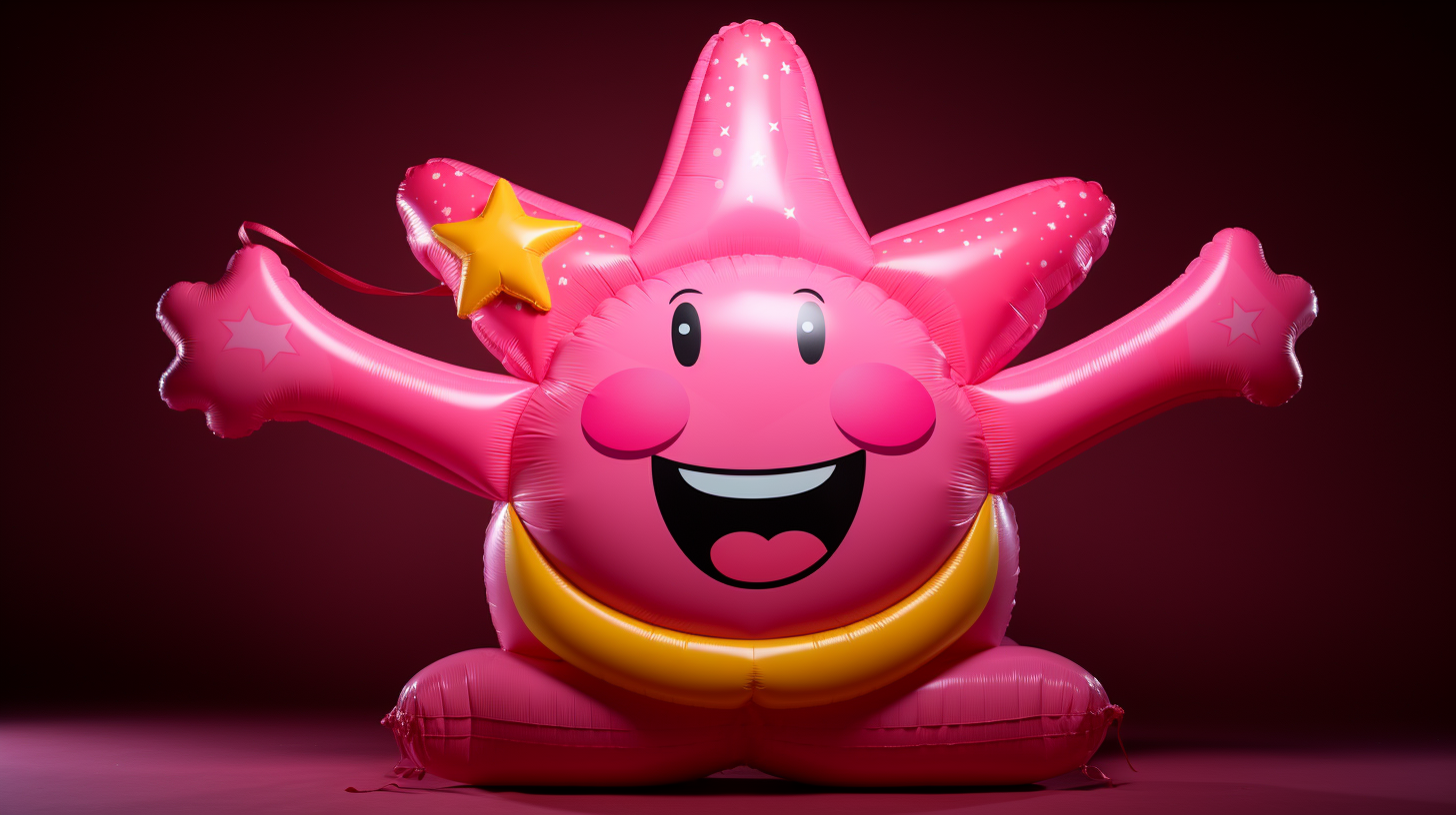 Funky Inflatable Pink Happy Meal Image