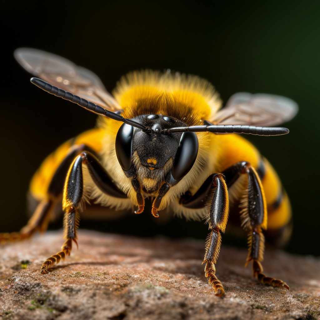 Cute Bee with Arms Crossed