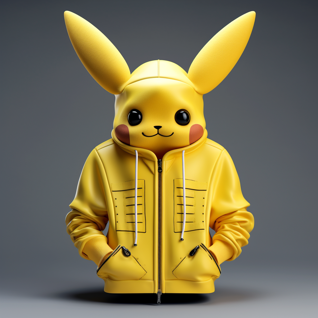 Funny Pikachu Hoodie at EDM Festival