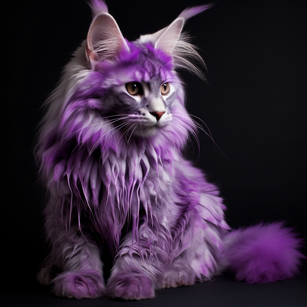 Purple fur-covered body in medieval market