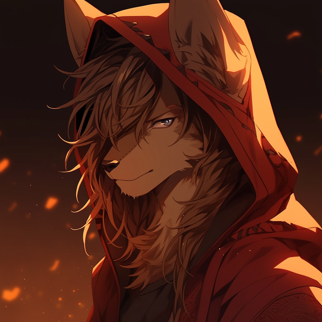 Furry Light Yagami character artwork