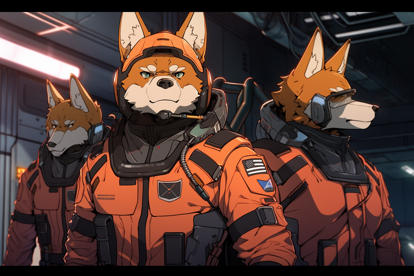 Furry Gundam Pilots in Action