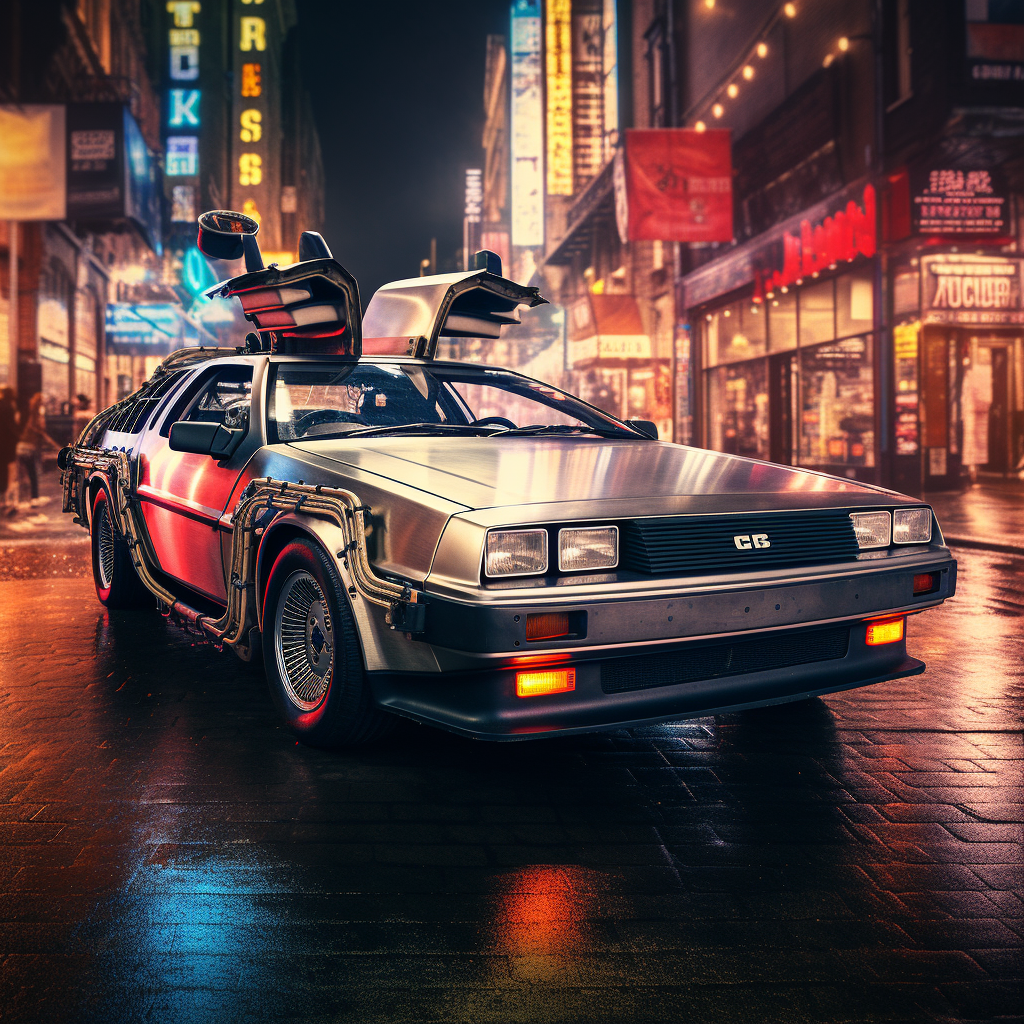 High Definition Back to the Future Car