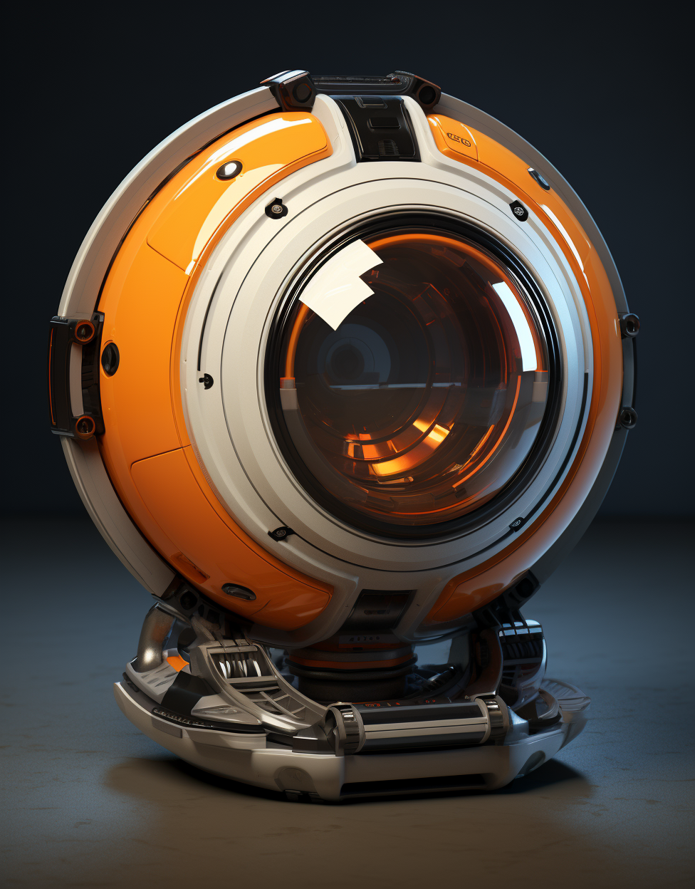 Futuristic hard surface objects photo