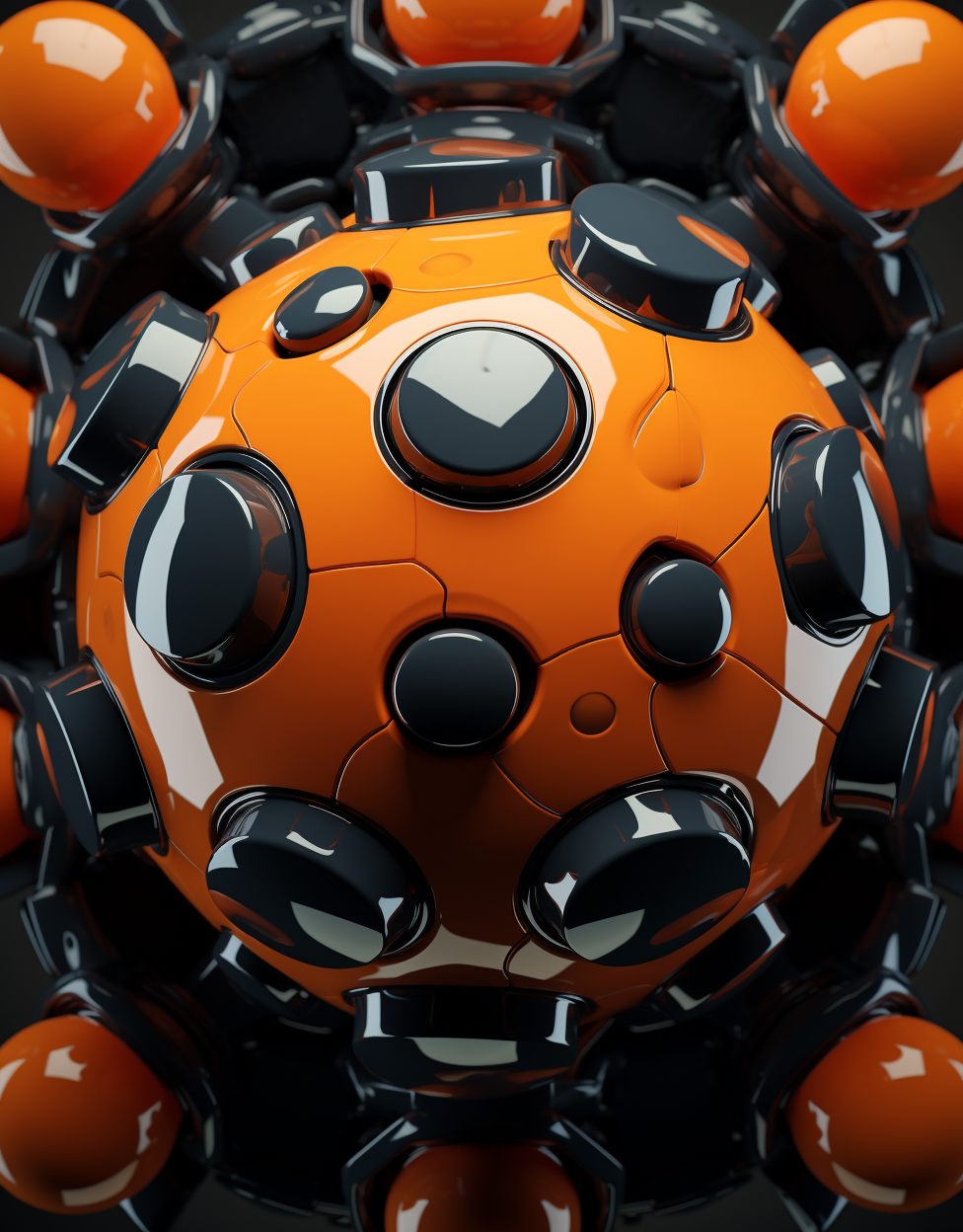 Futuristic Hard Surface Objects Image