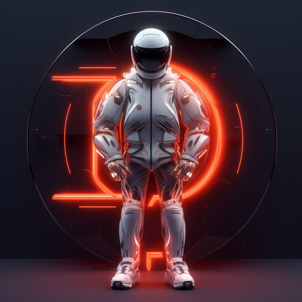 Futuristic Sport FR Monogram Design