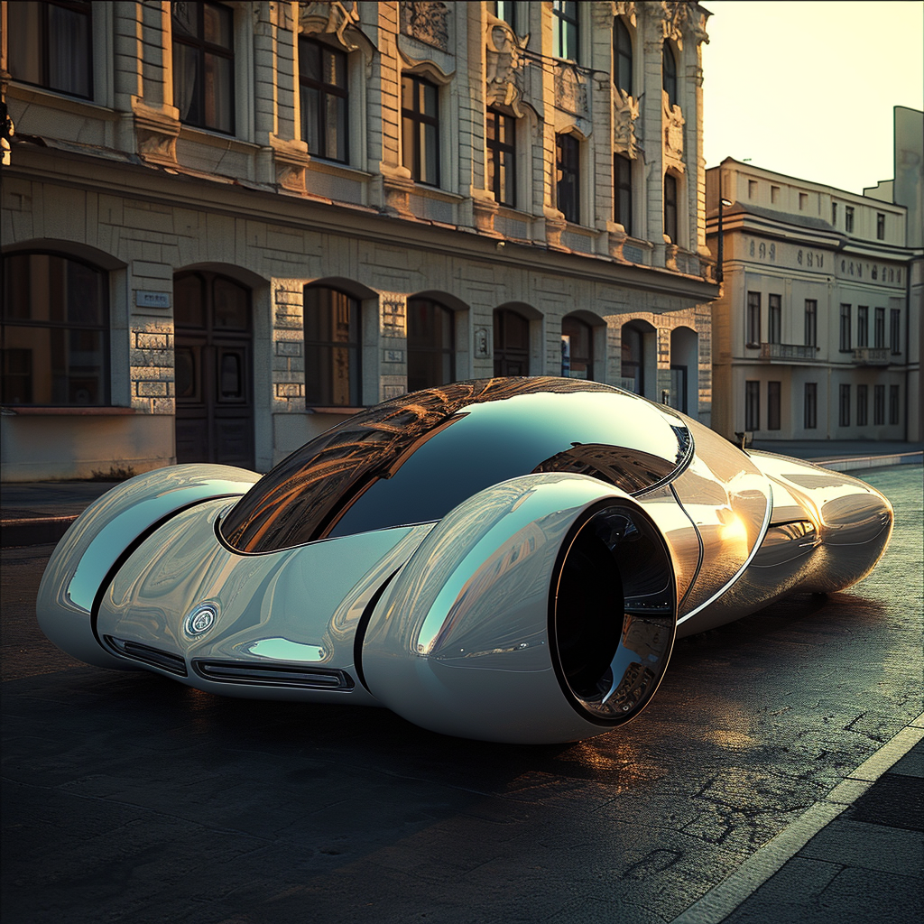 Futuristic car of the year 2050