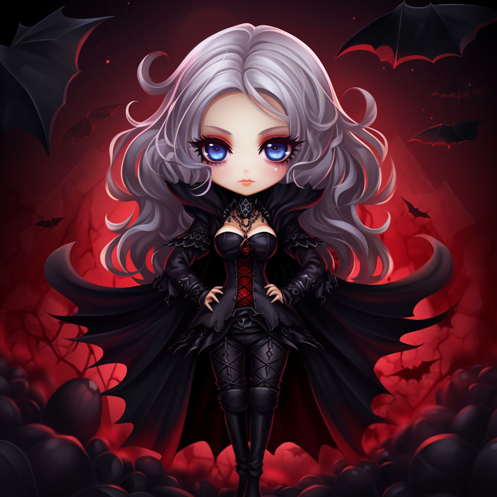 Gacha Life vampire woman art