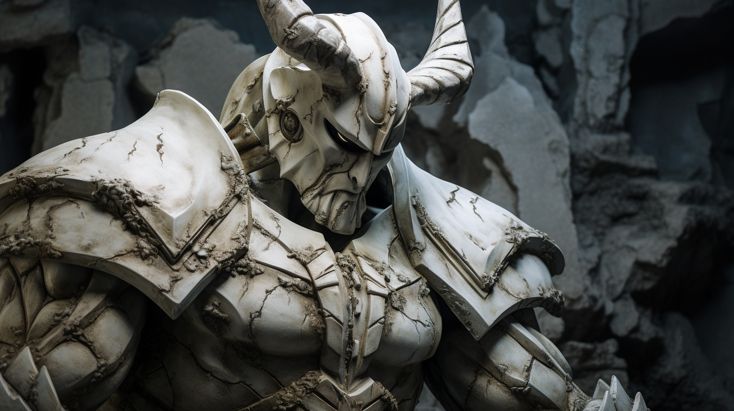 Stone guardian Galio from League of Legends