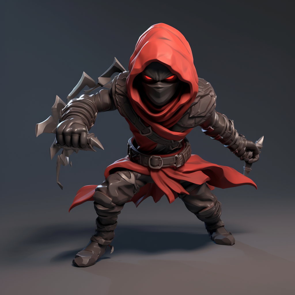 Ninja walking game asset