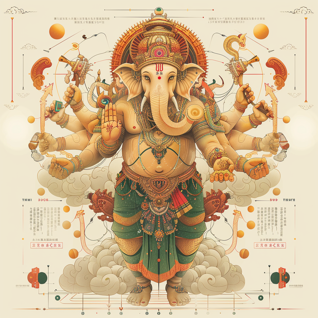 Ancient Ganesh Infographic Civilization Influence