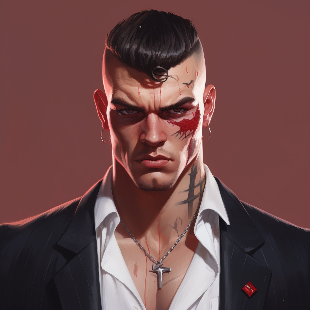 Male Gangster Portrait