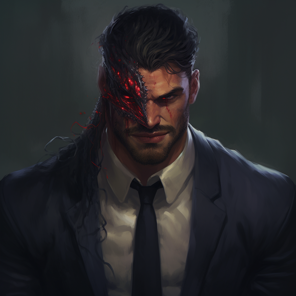 gangster venom male portrait