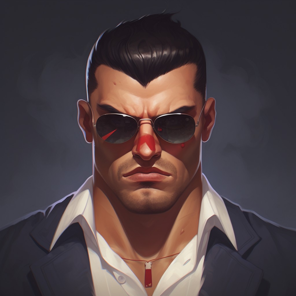 Gangster Moe Male Portrait