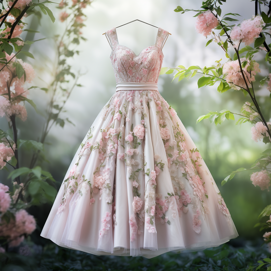 Exquisite Garden Party Dress Design