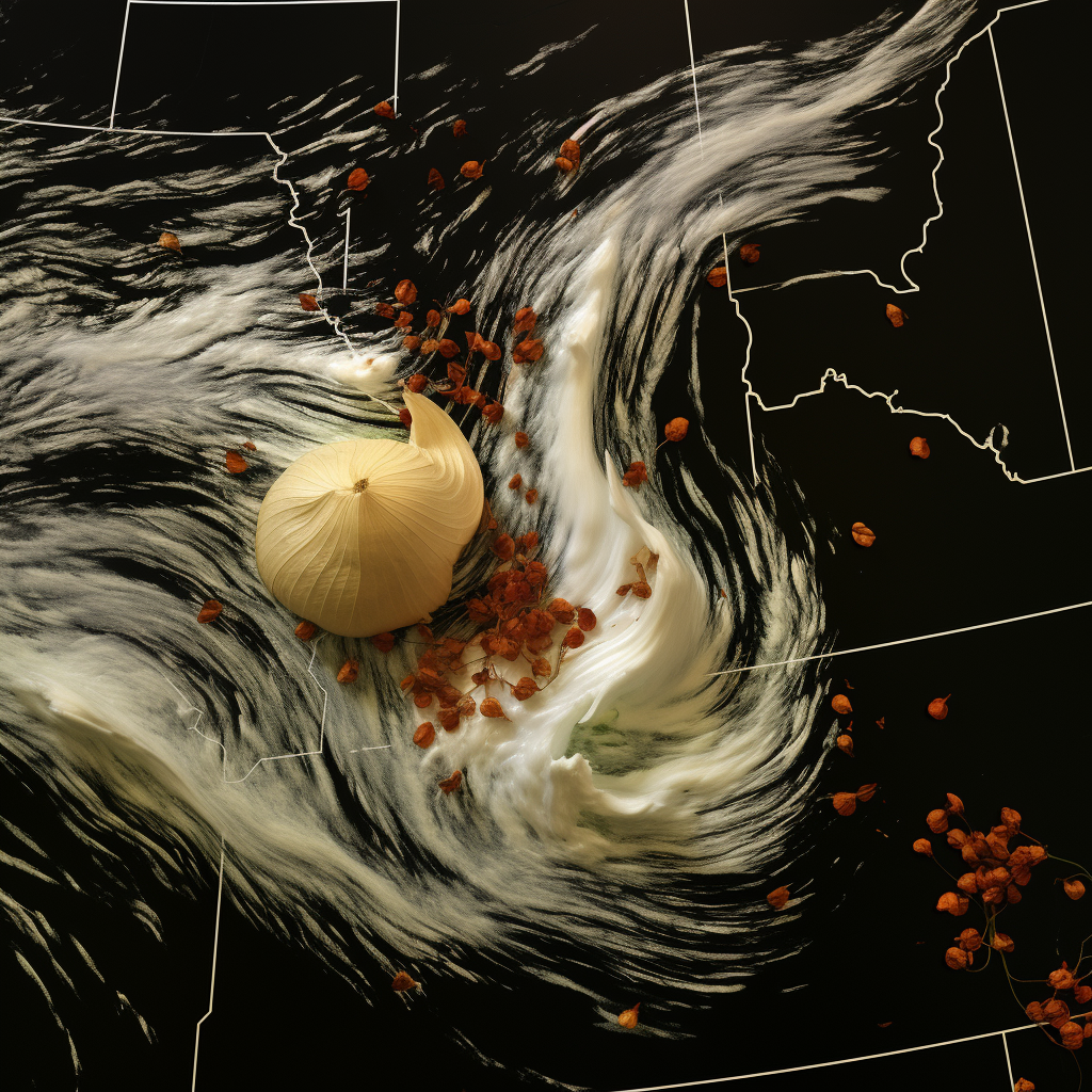 Garlic clove repelling Connecticut hurricane