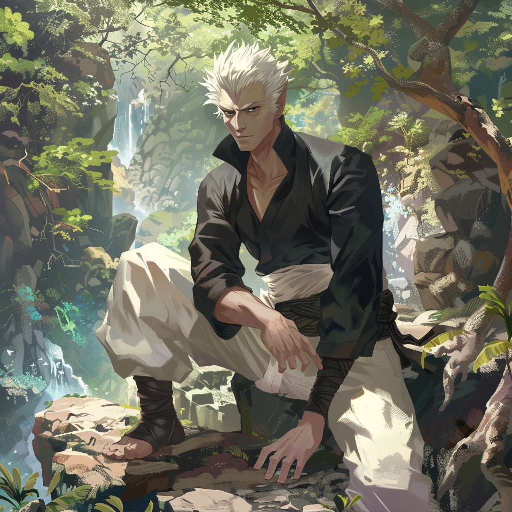 Garou Fantasy Forest Artwork