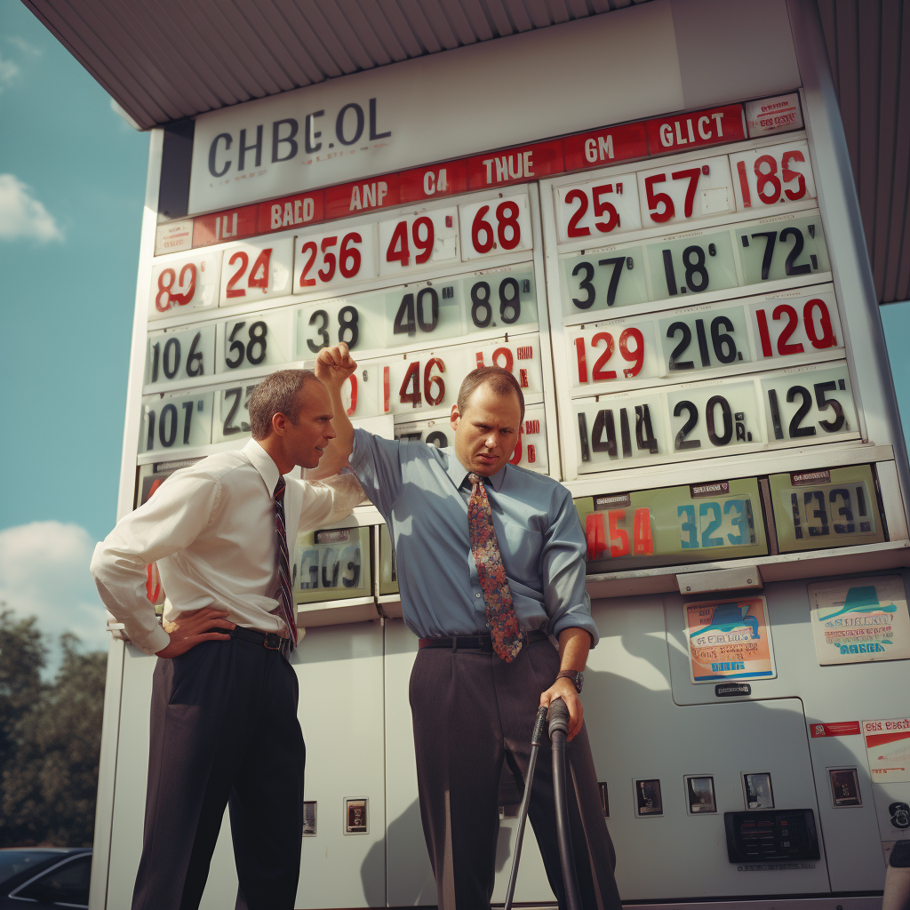 Gas station managers lowering prices