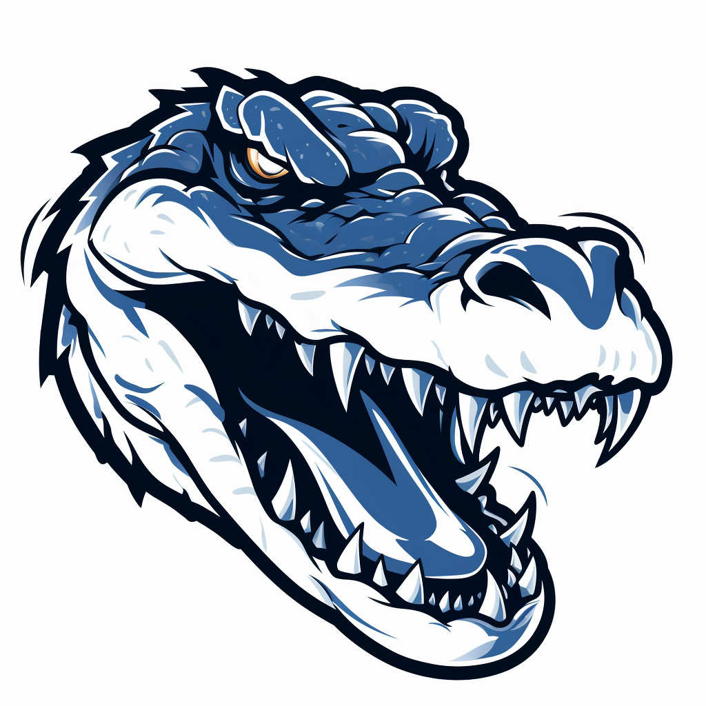 Simple Gator Head Logo