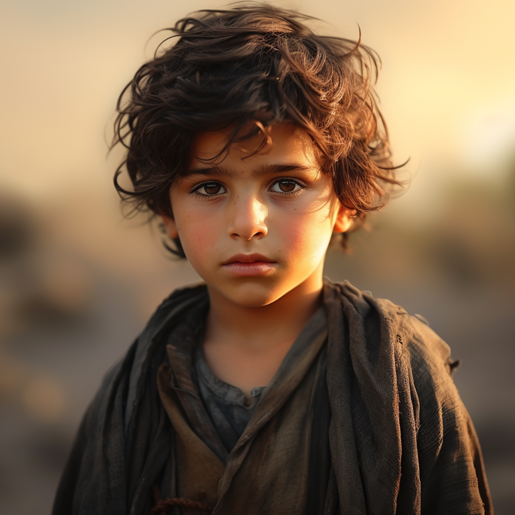 A boy from Gaza in HD Photography