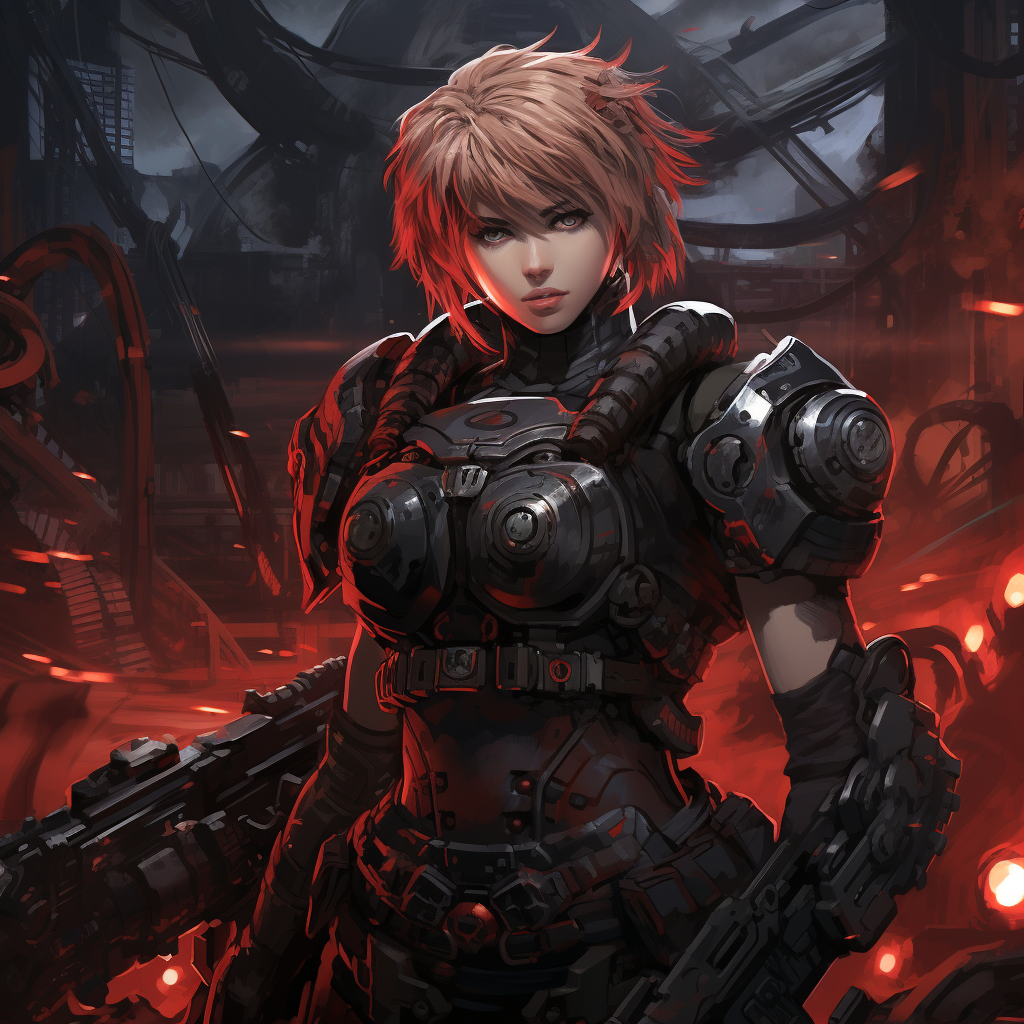 Anime style Gears of War