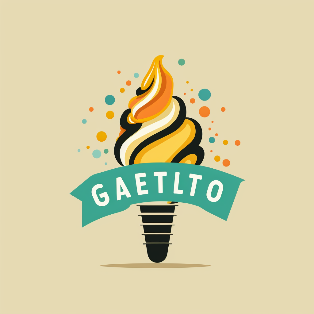 Delicious Gelato Brand Logo Design