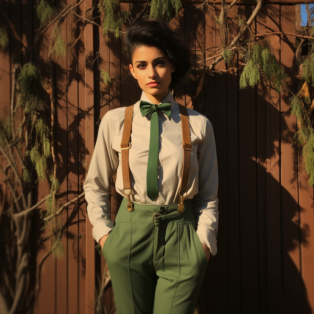 Genderqueer Green Two Piece Suit