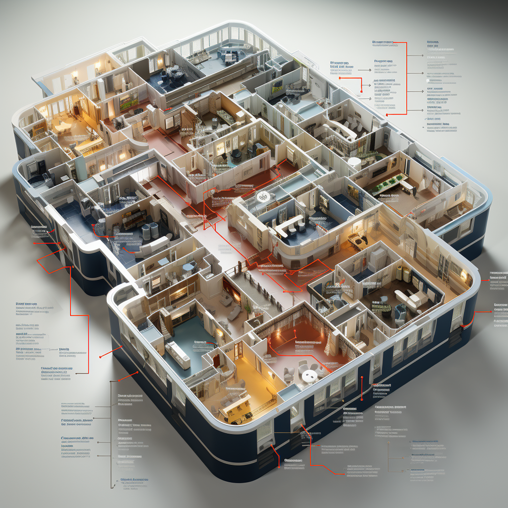 Emergency department plan in a hospital