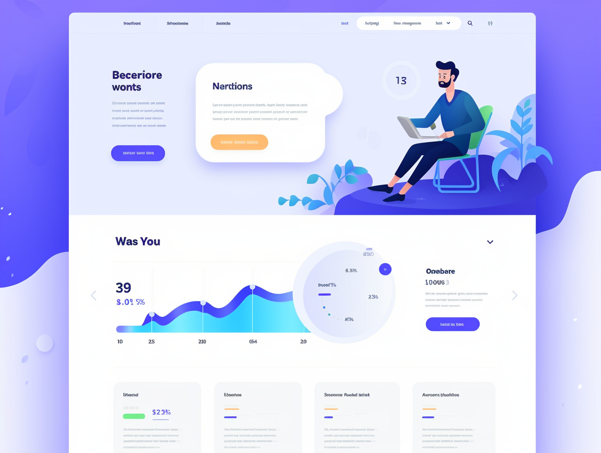 Modern and Sleek Generic SaaS Startup Website Design