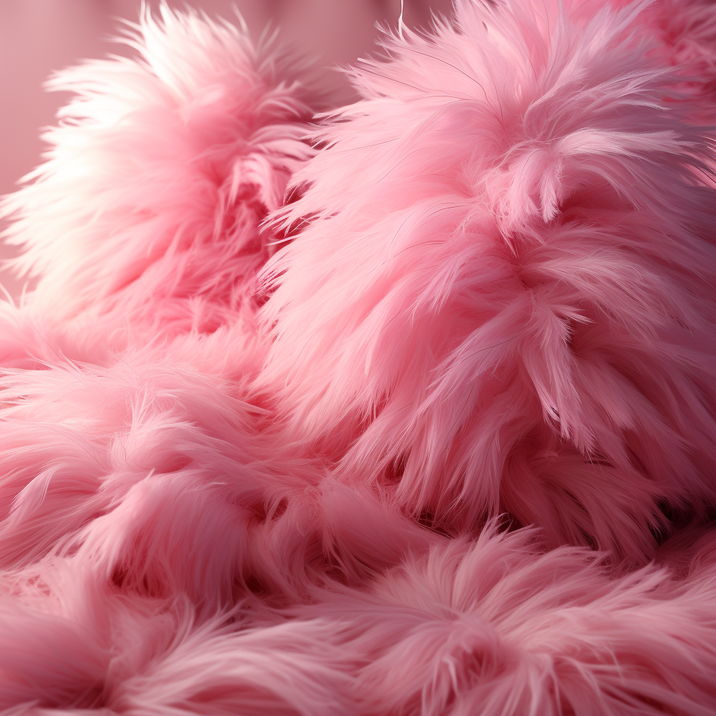 Pink fur background design