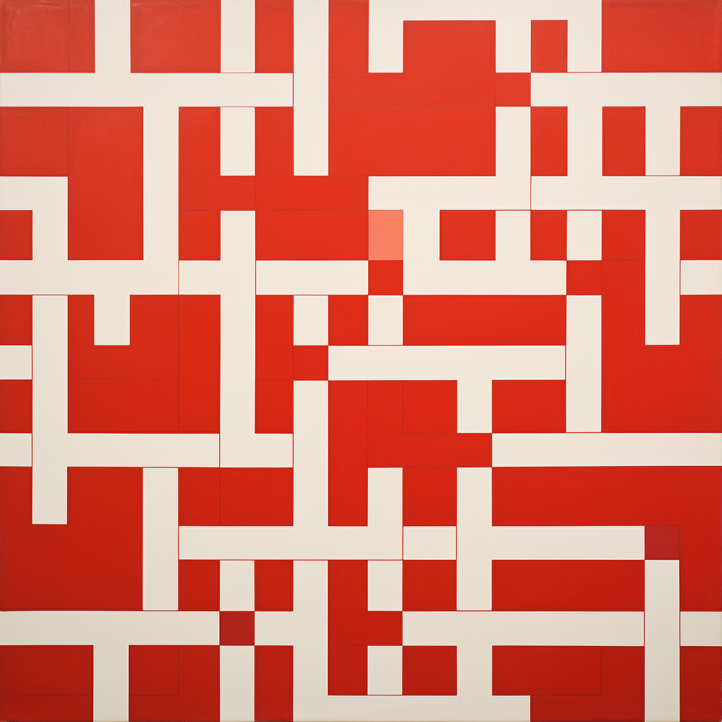 Geometric Abstraction - Anni Albers Style