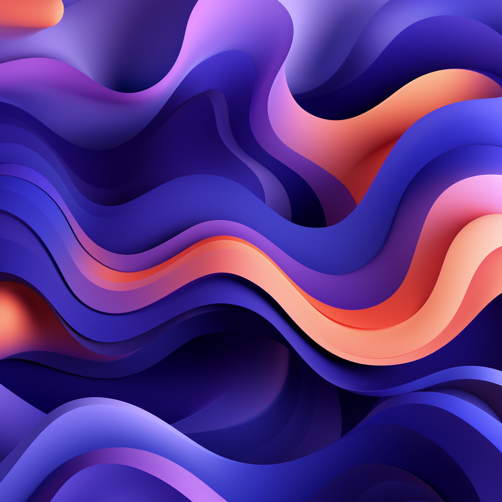 Geometric Background Fluid Shapes Purple