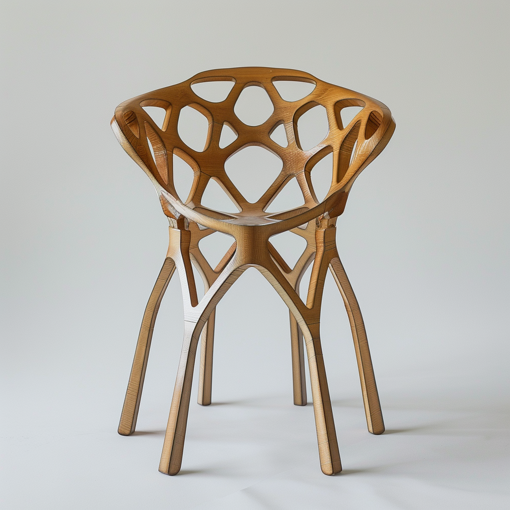 3D Printed Bamboo Chair Design