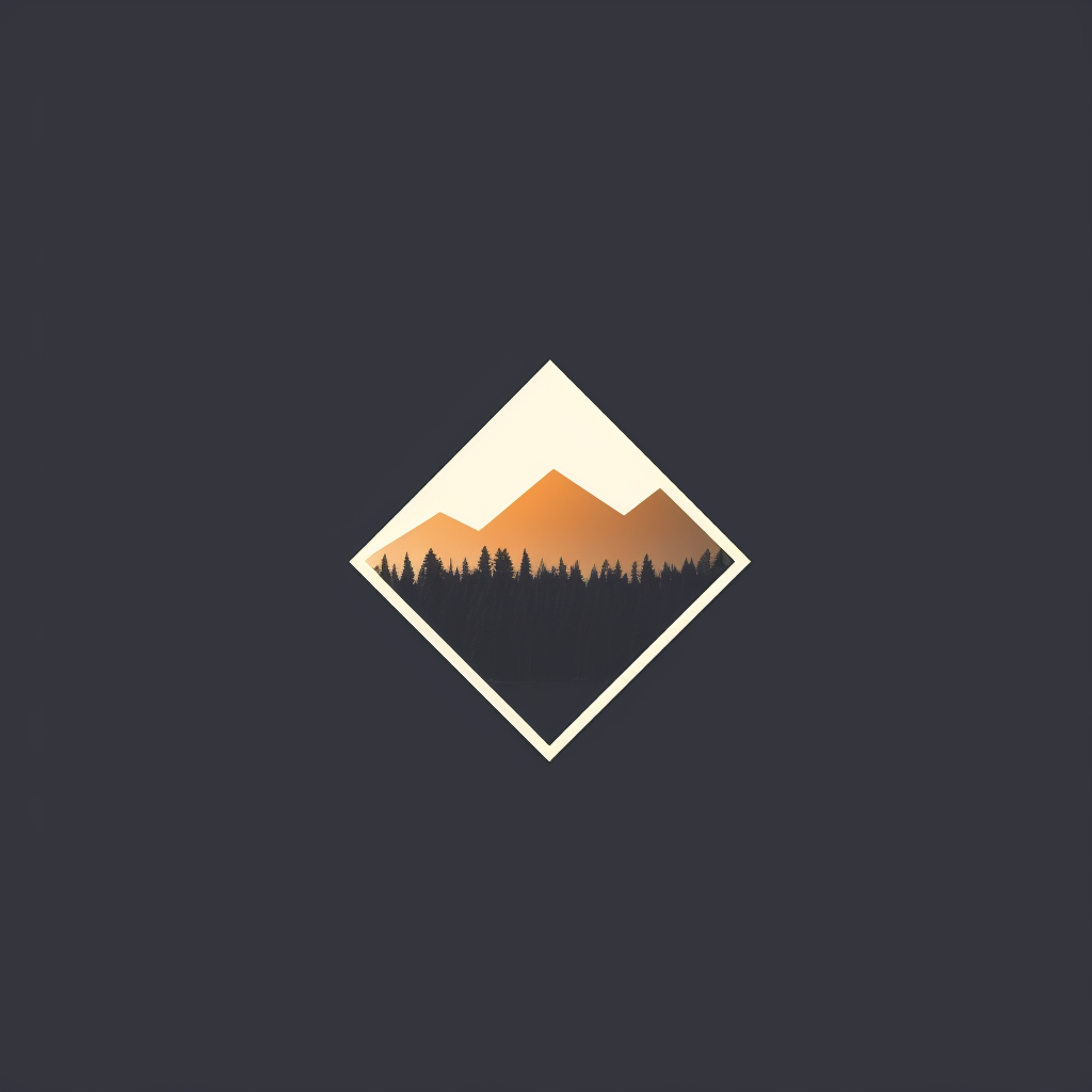 Clean Geometric Hexagon Logo