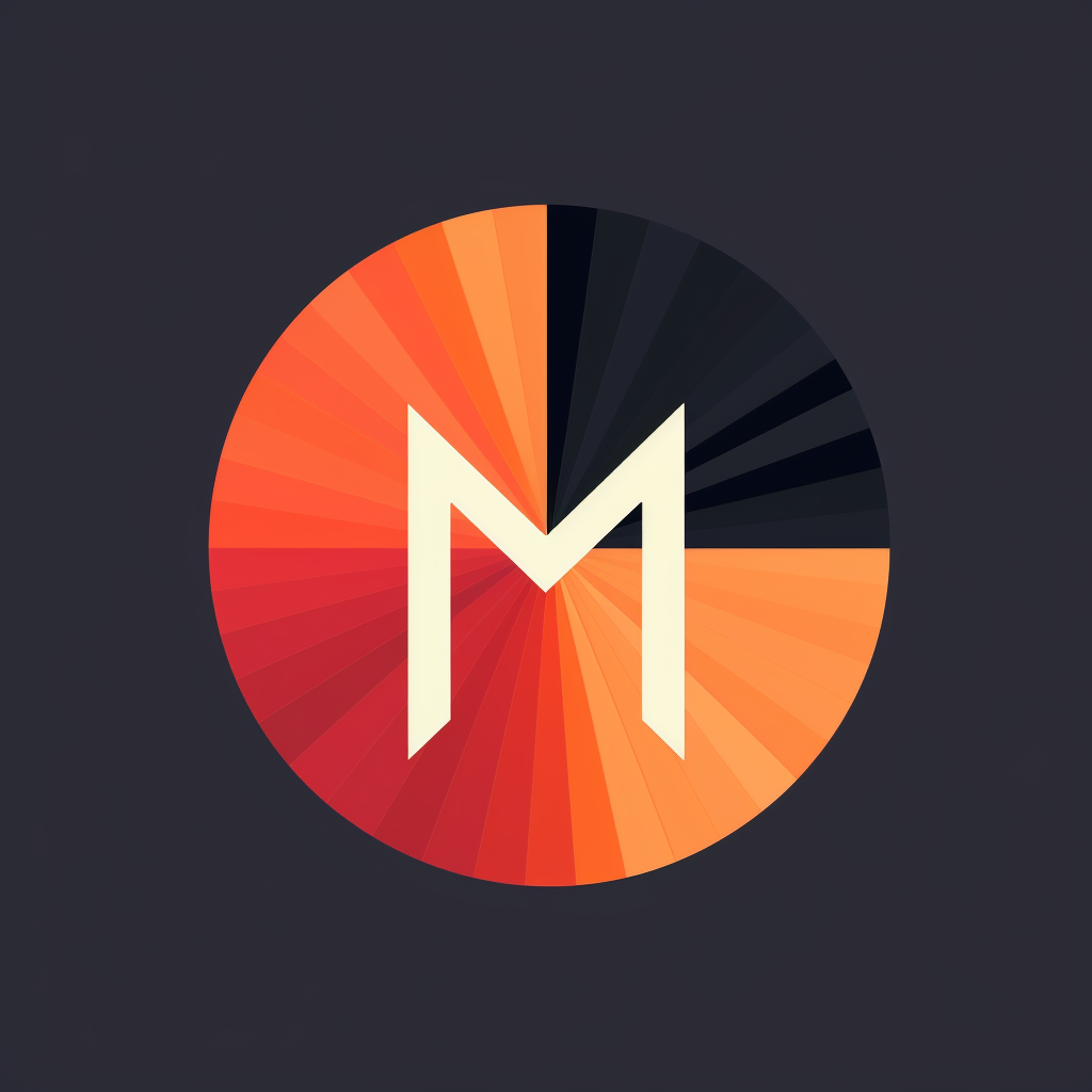 Minimal Geometric Letter M Logo