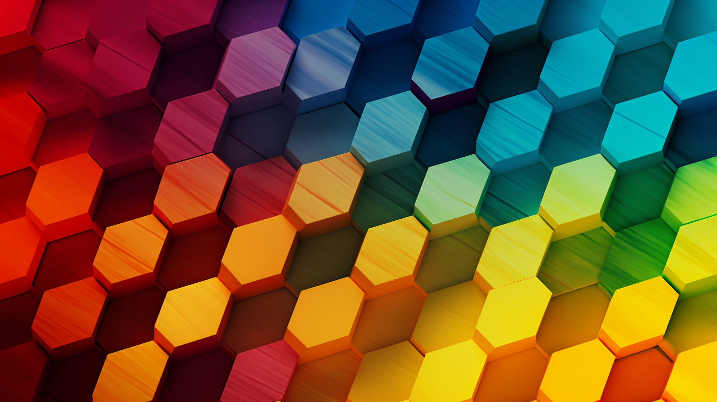 Colorful geometric pattern background