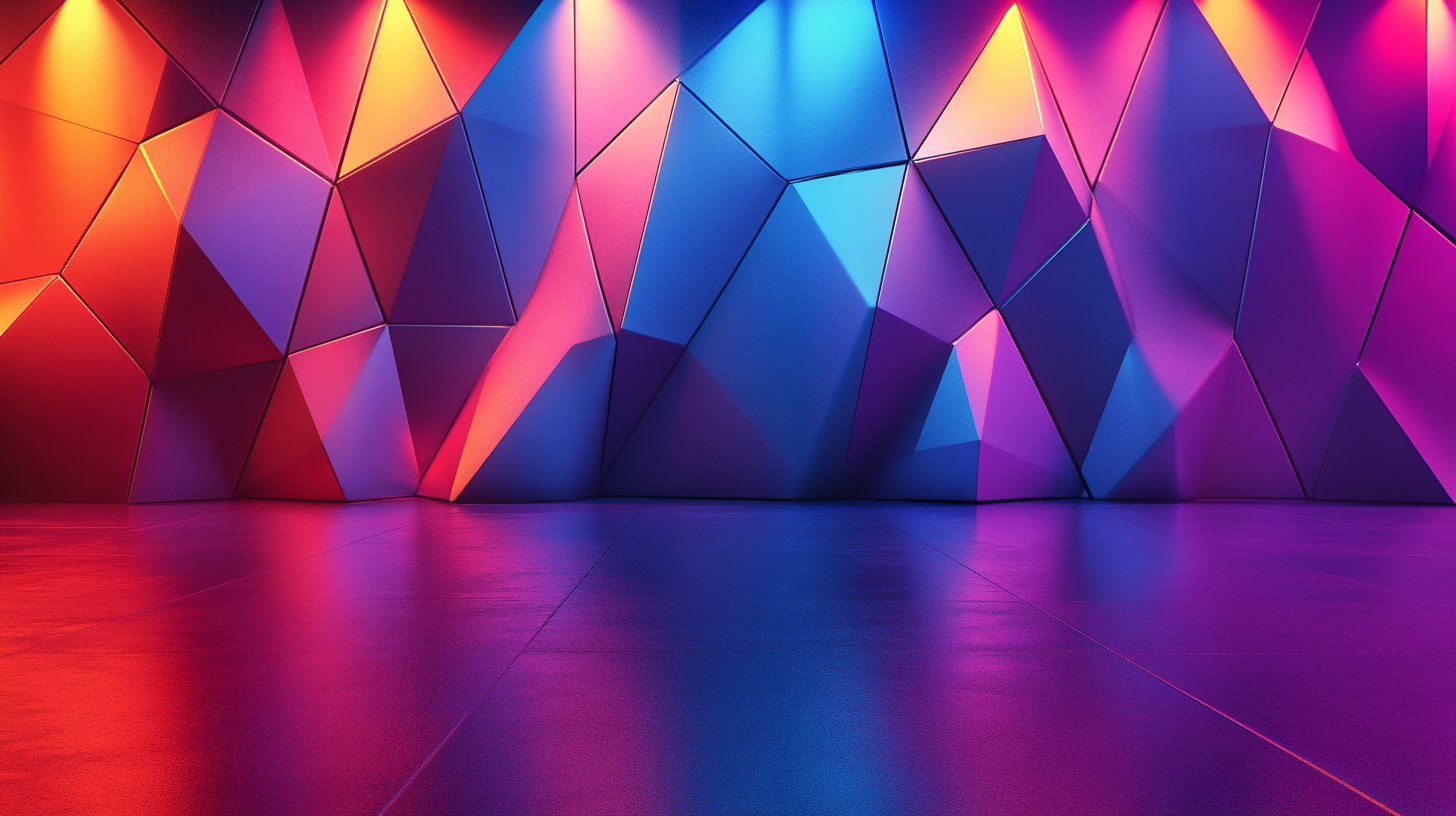 Colorful Geometry Design Background