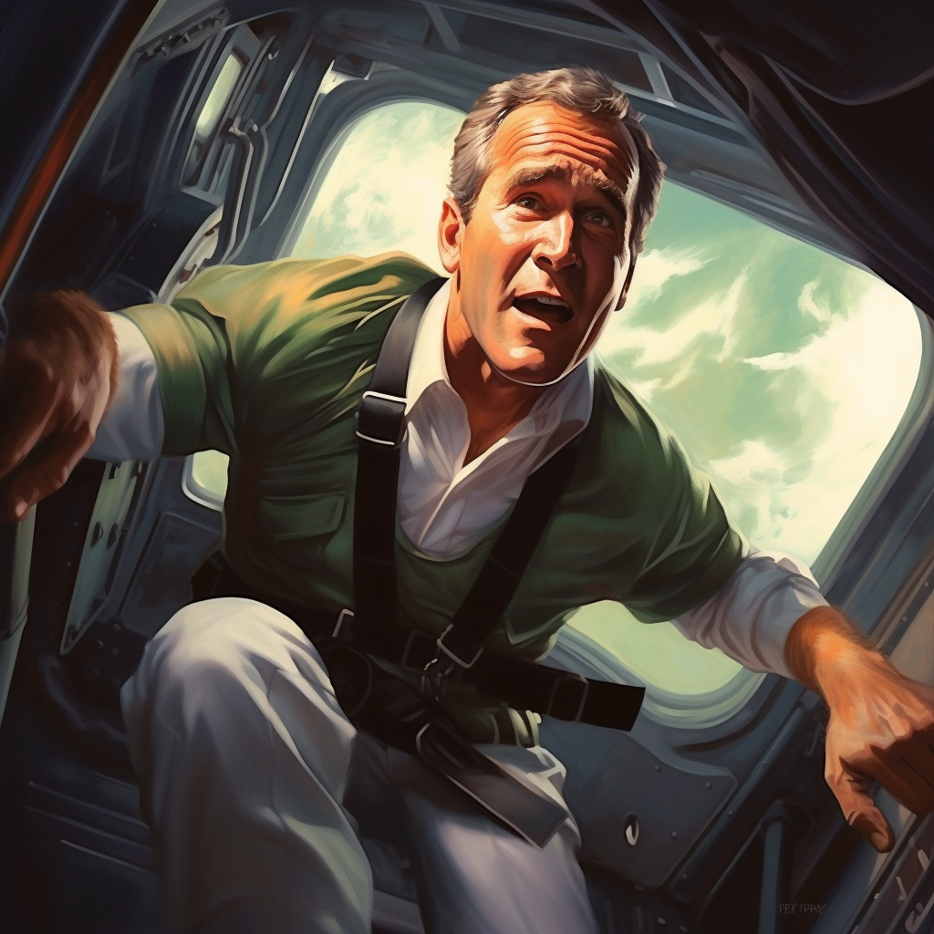 George Bush's daring pilot escape