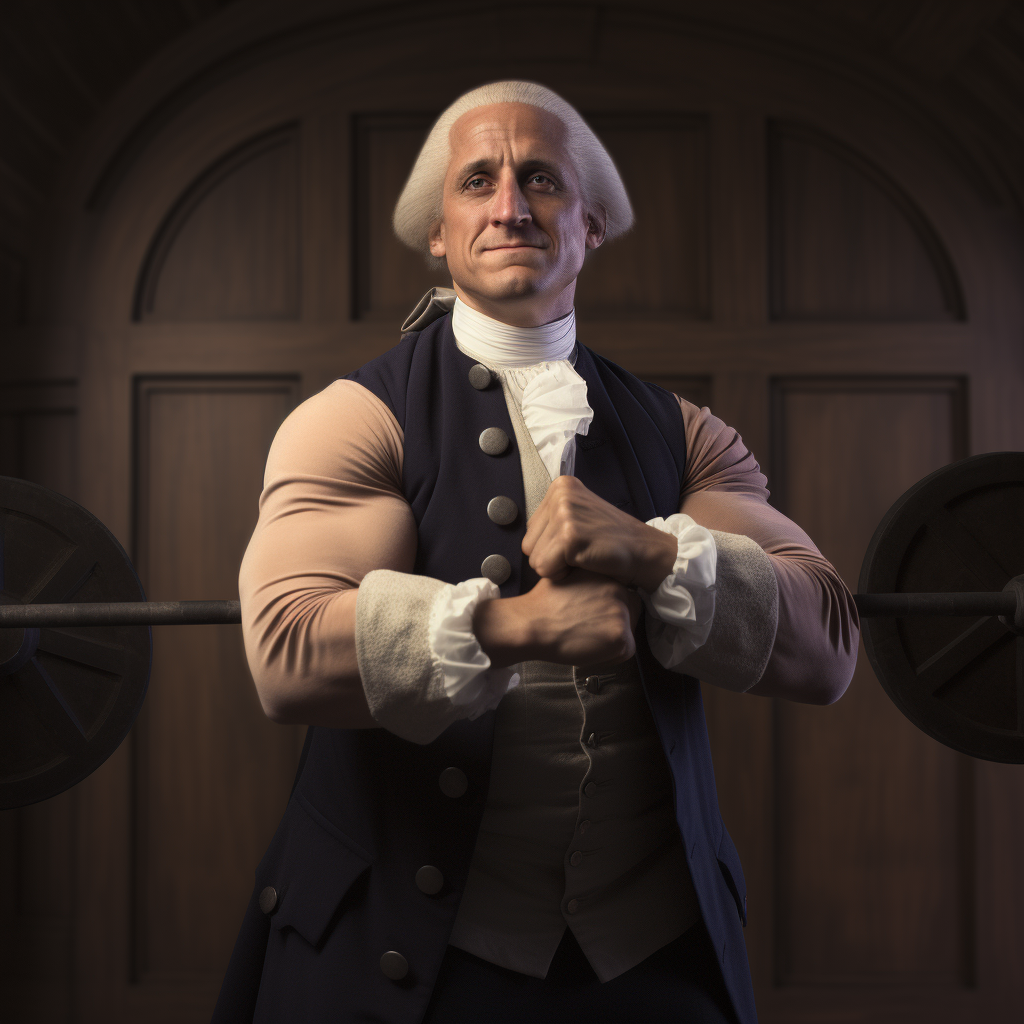 George Washington gym buff