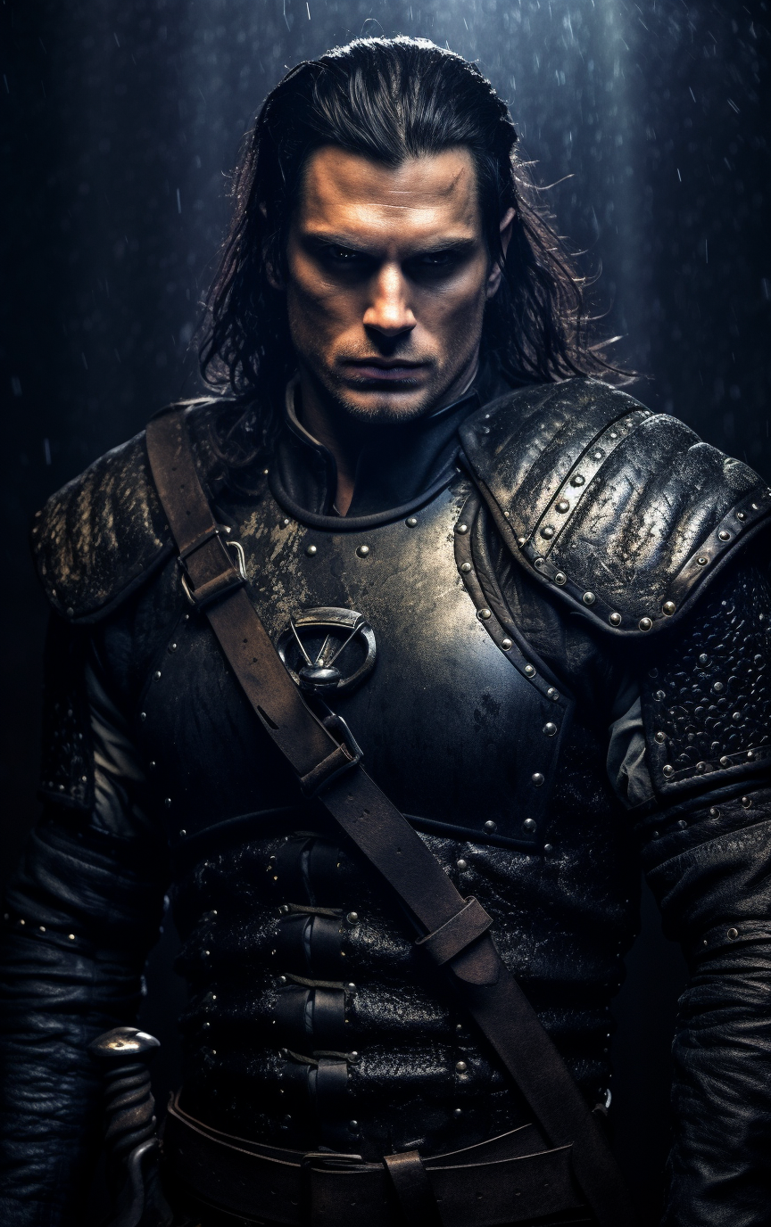 Henry Cavil captured as fierce Geralt of Rivia