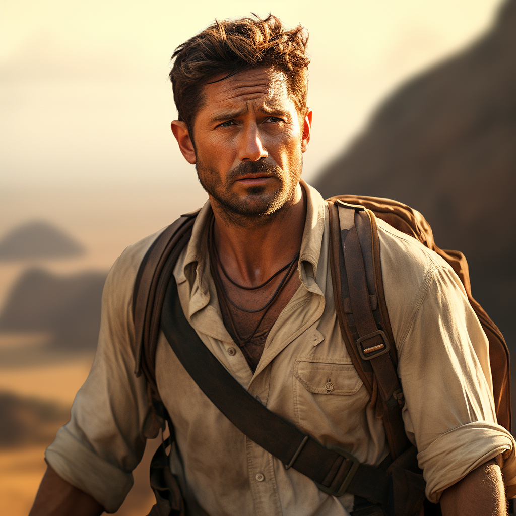 Gerard Butler as Nathan Drake in Uncharted