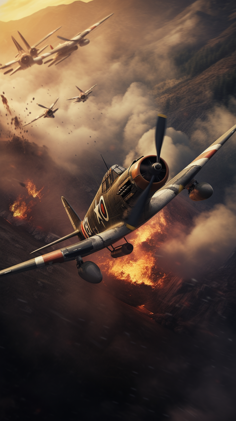 Hyper Realistic German Fighter Aces during World War 2