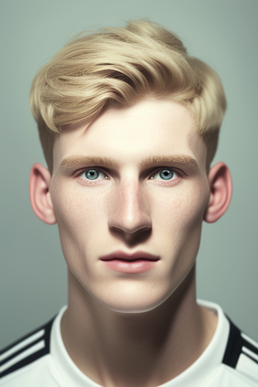 Portrait of a German Footballer